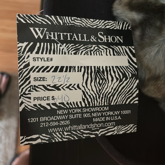 VINTAGE Whittall & Shonnwool felt faux fur hat main image 13